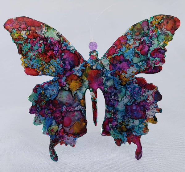 Butterfly Ornament Recycled Aluminum Cans