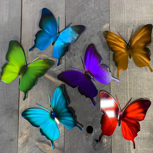Metal Butterfly Wall Art