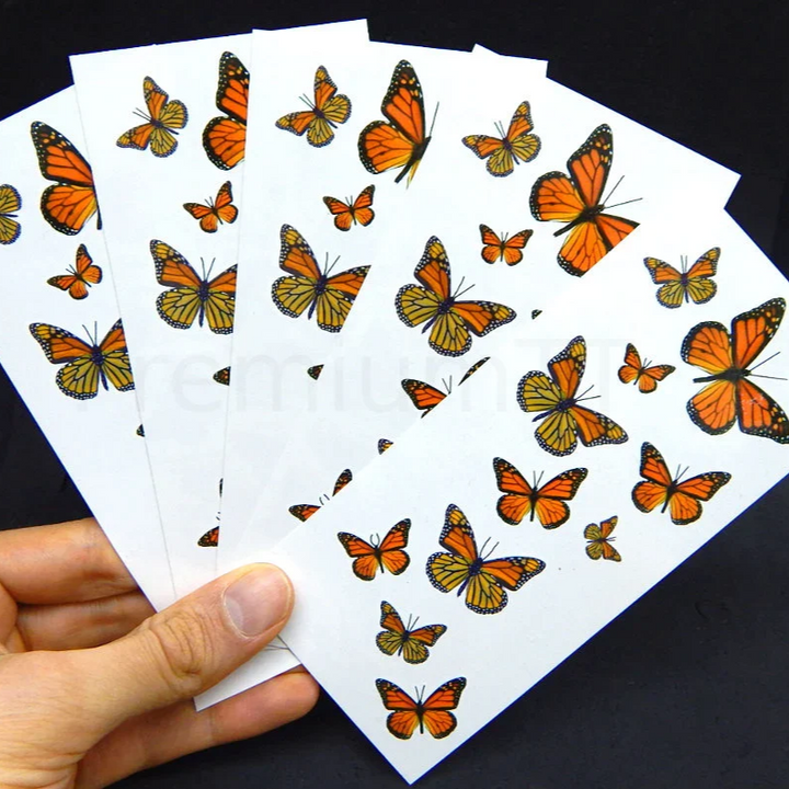 Monarch Butterfly Temporary Tattoos