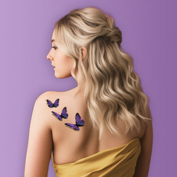 3D Flying Butterfly Tattoos