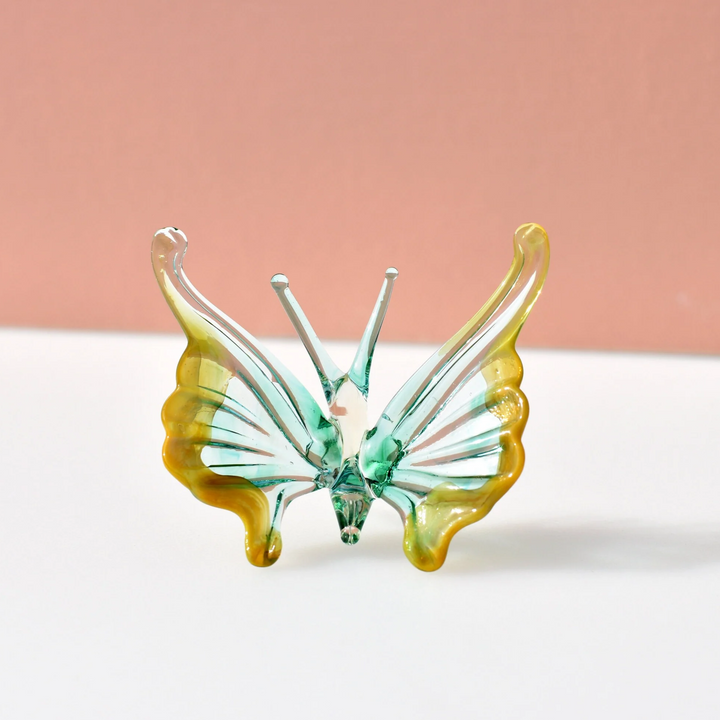 Handmade Green Glass Butterfly