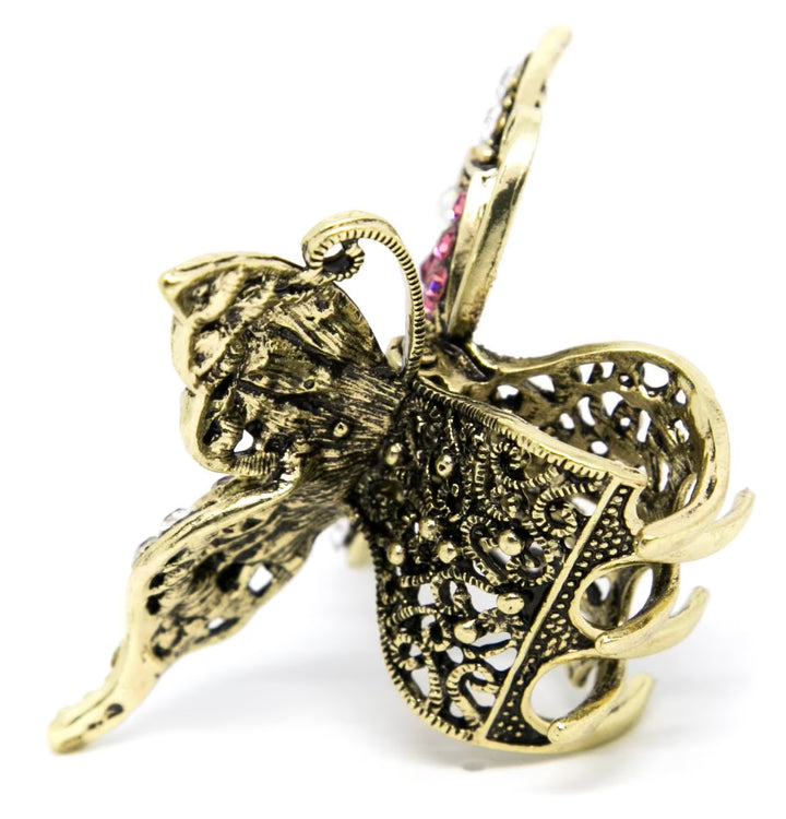 Metal Silver Butterfly Clip