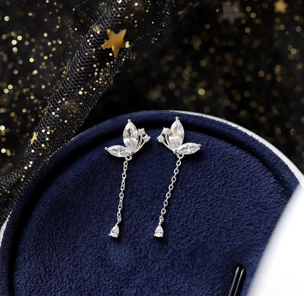 Butterfly Drop Earrings