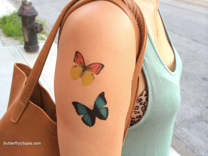 Temporary Butterfly Tattoos