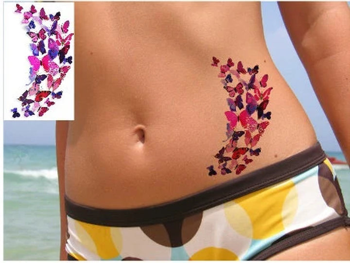 Watercolor Butterflies Tattoo