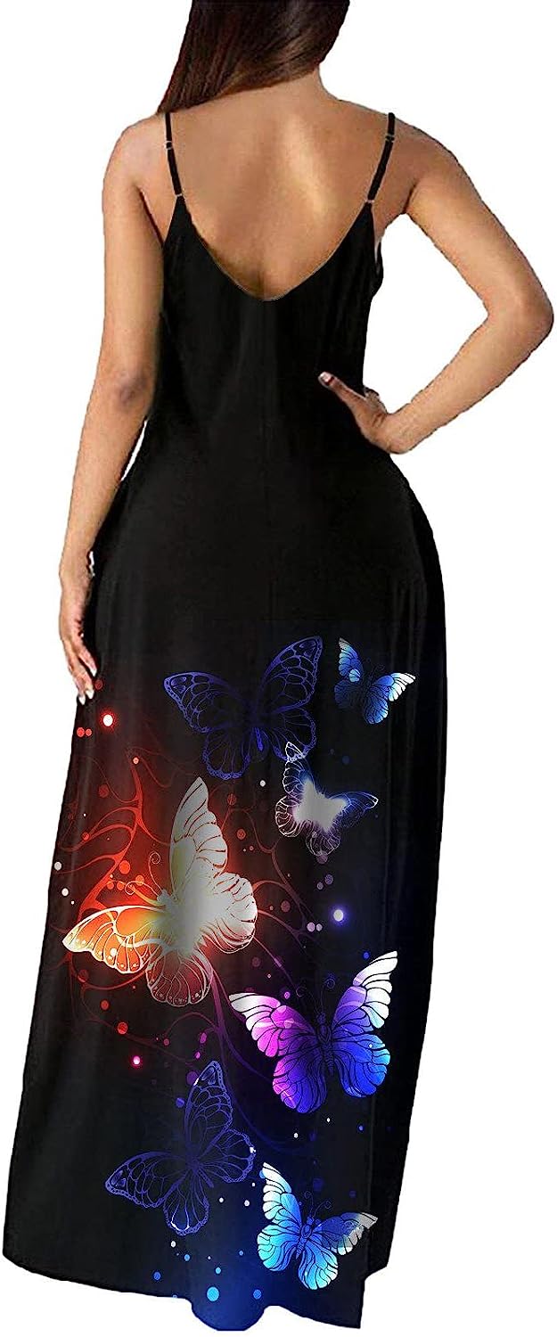 Maxi Butterfly Dress