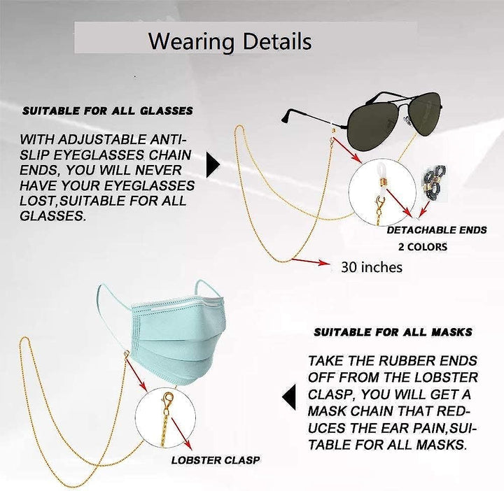 Butterfly Eyeglass Chain