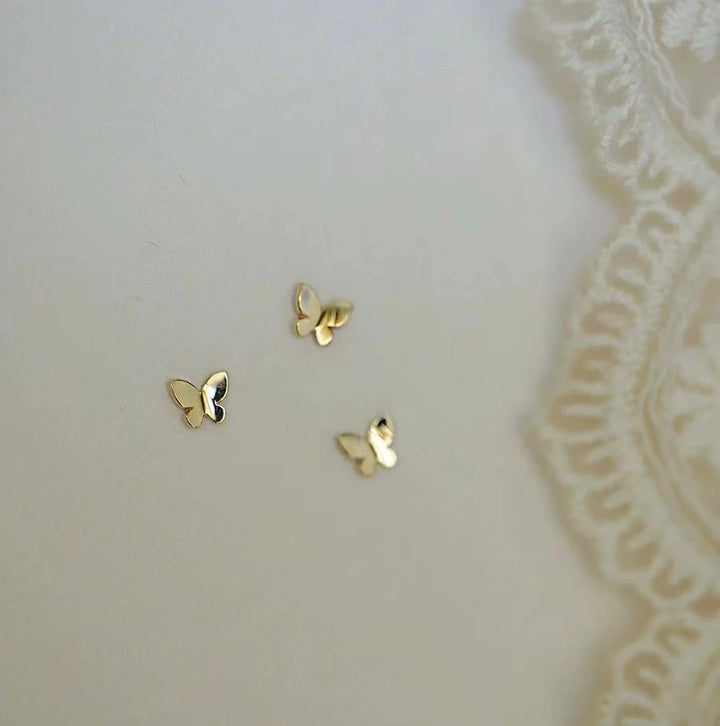 Sterling Silver Butterfly Stud Earring
