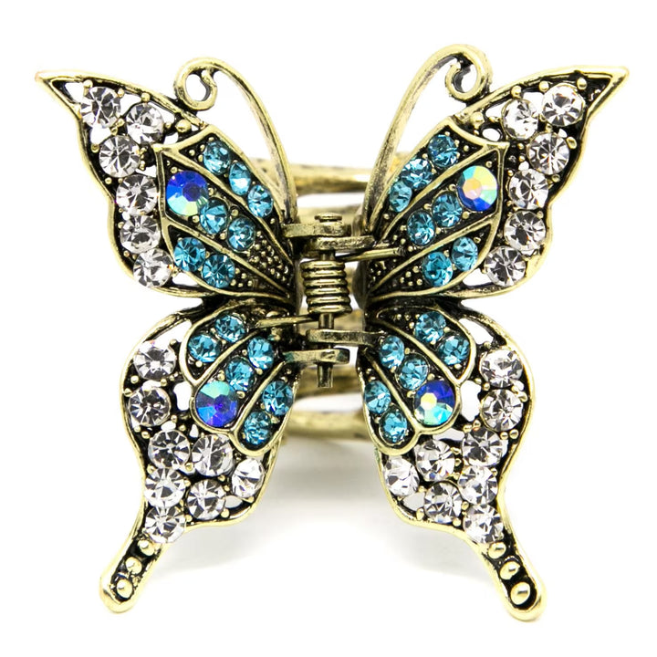 Metal Silver Butterfly Clip