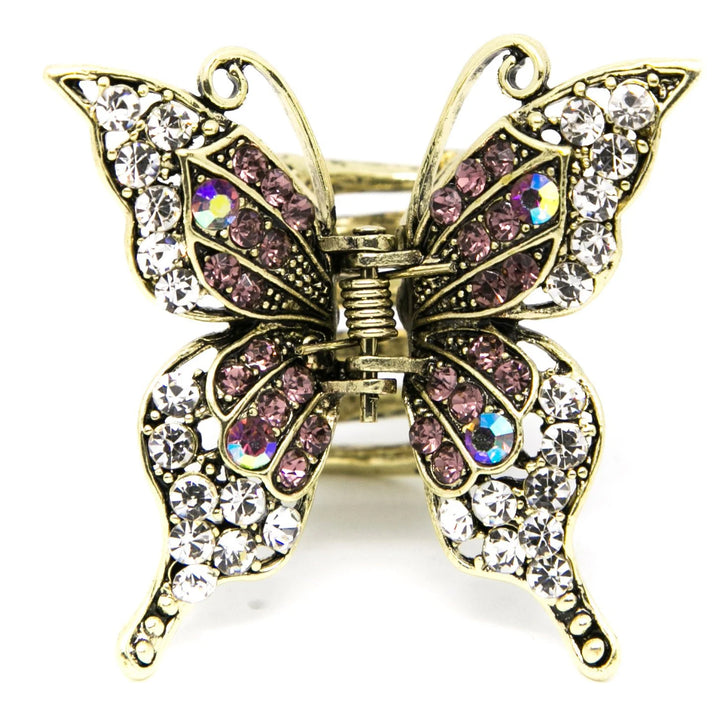 Metal Silver Butterfly Clip