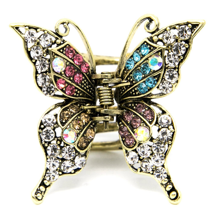 Metal Silver Butterfly Clip