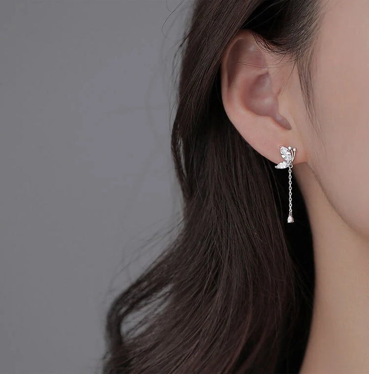 Butterfly Drop Earrings