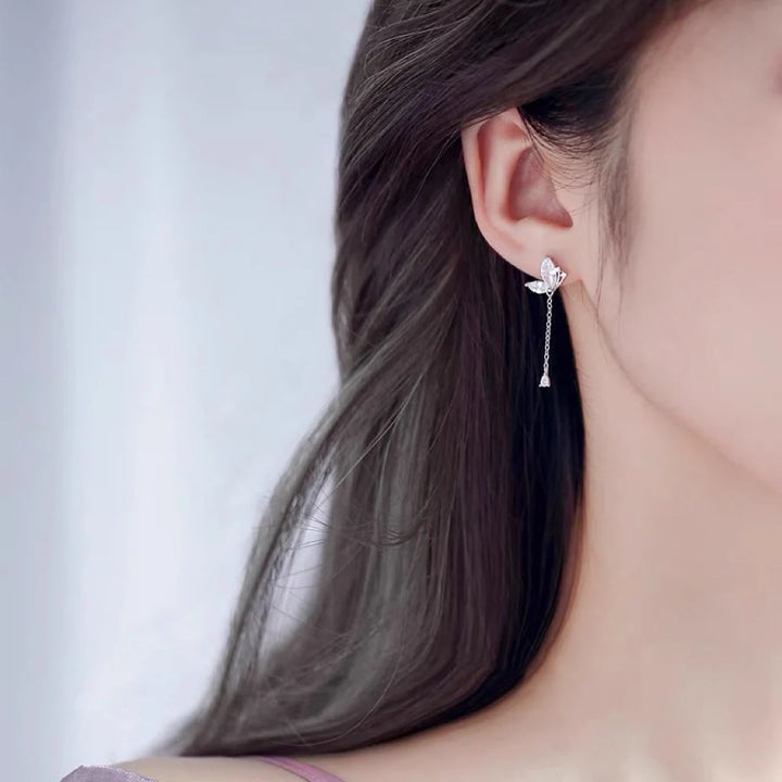 Butterfly Drop Earrings