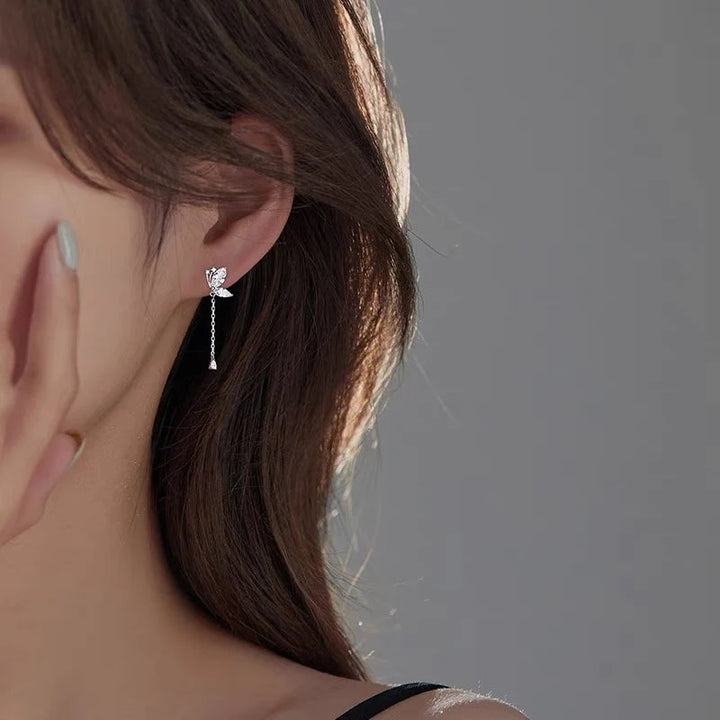 Butterfly Drop Earrings