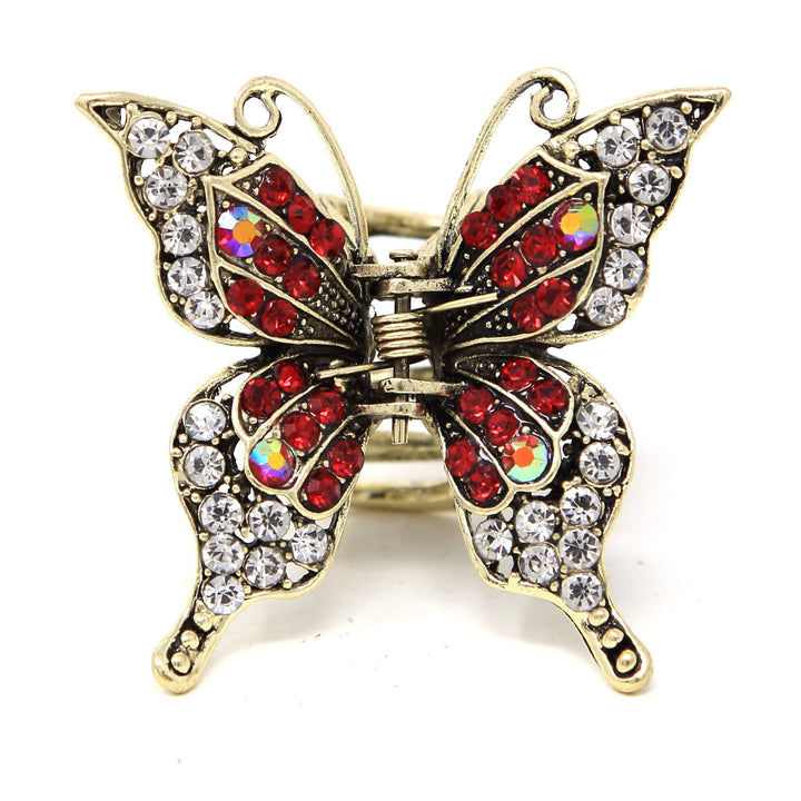 Metal Silver Butterfly Clip