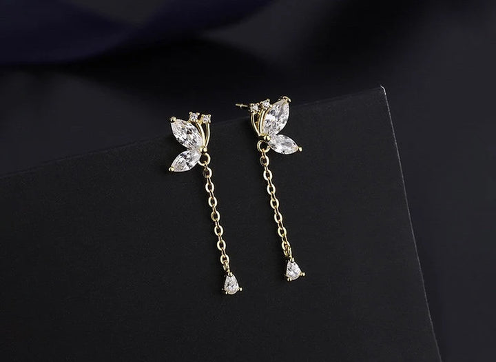 Butterfly Drop Earrings