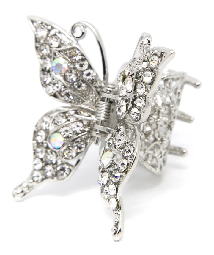 Metal Silver Butterfly Clip