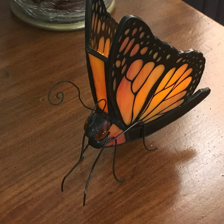 Handmade Monarch Butterfly Tea Light Holder