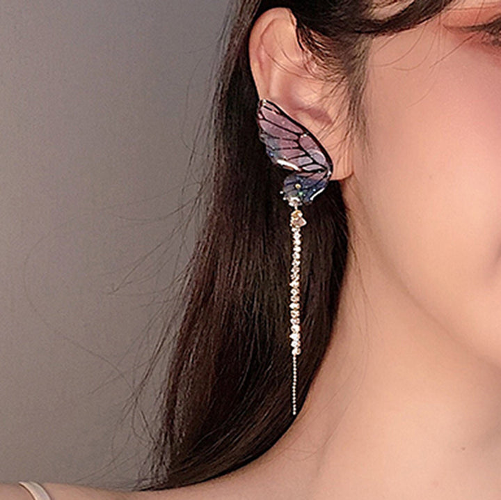Drop Butterfly Earrings