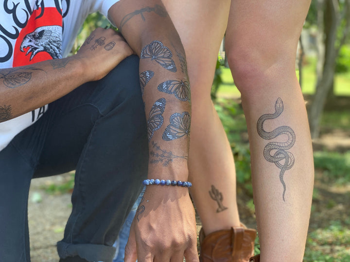 Monarch Butterfly Temporary Tattoo