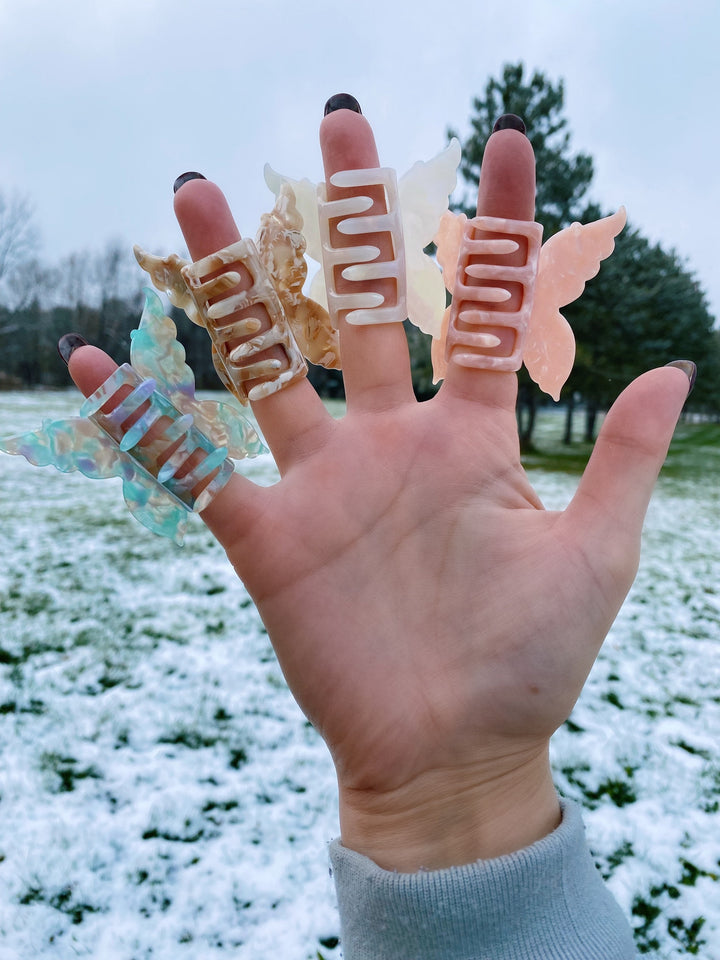 Elegant Butterfly Hair Clips