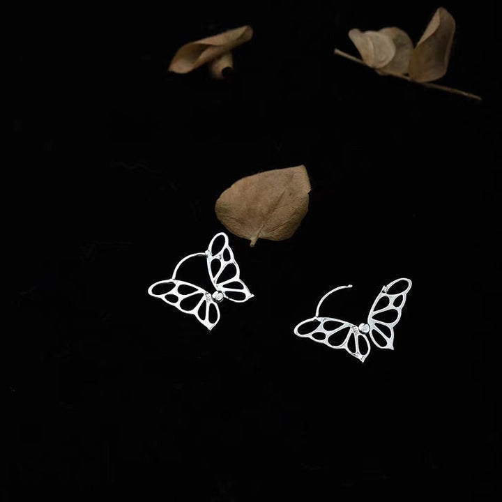 Sterling Silver Butterfly Earrings 