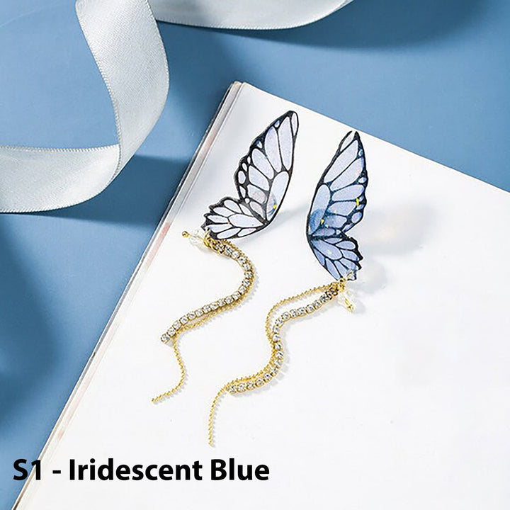 Drop Butterfly Earrings