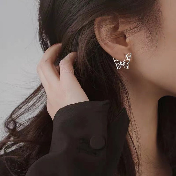 Sterling Silver Butterfly Earrings 
