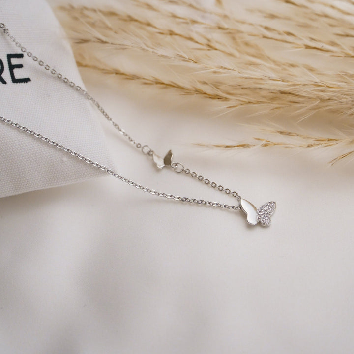 Minimalistic Butterfly Necklace