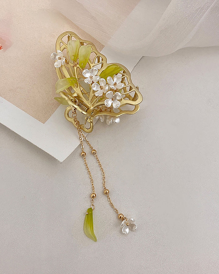 Jasmine Butterfly Clip