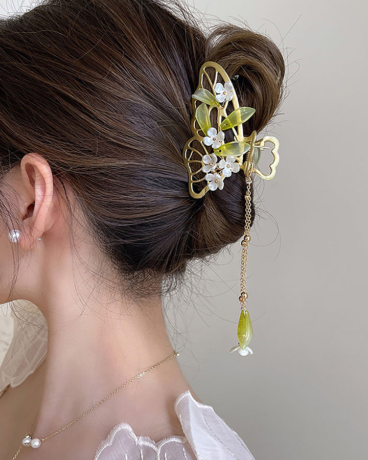 Jasmine Butterfly Clip