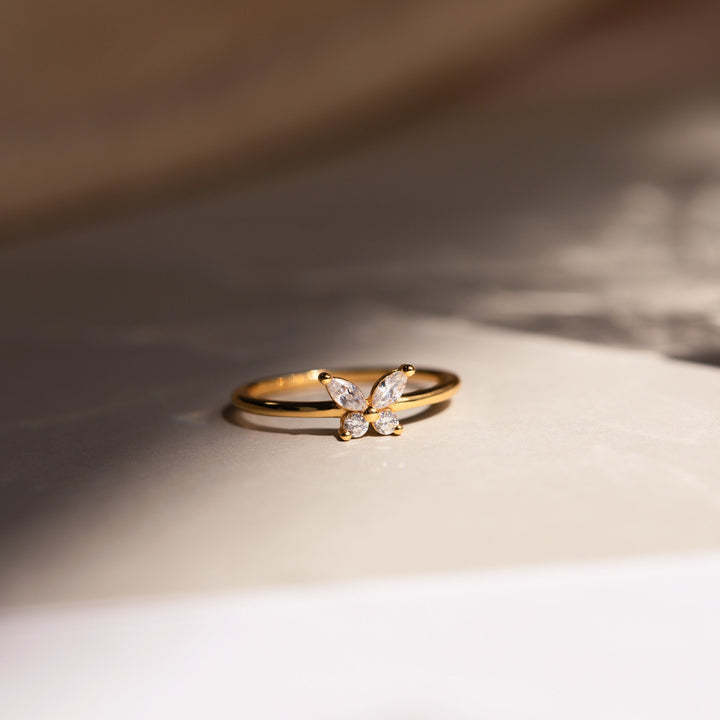 Minimalist Butterfly Ring