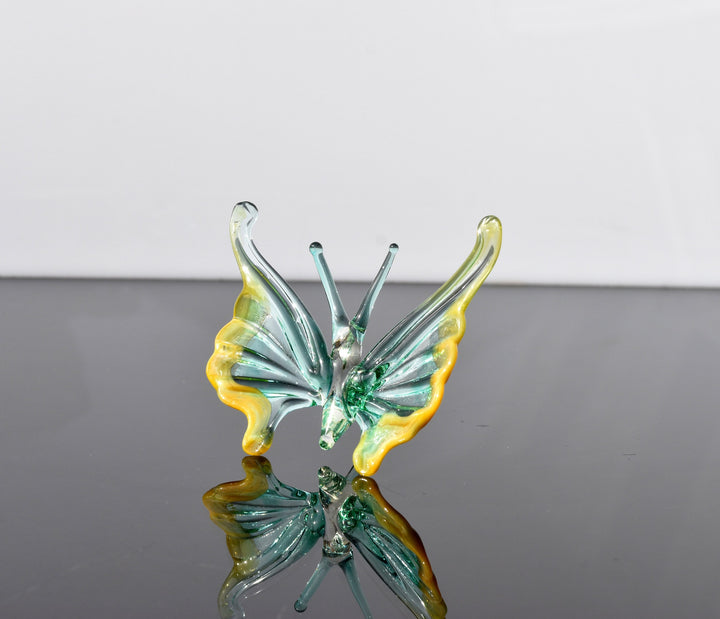 Handmade Green Glass Butterfly